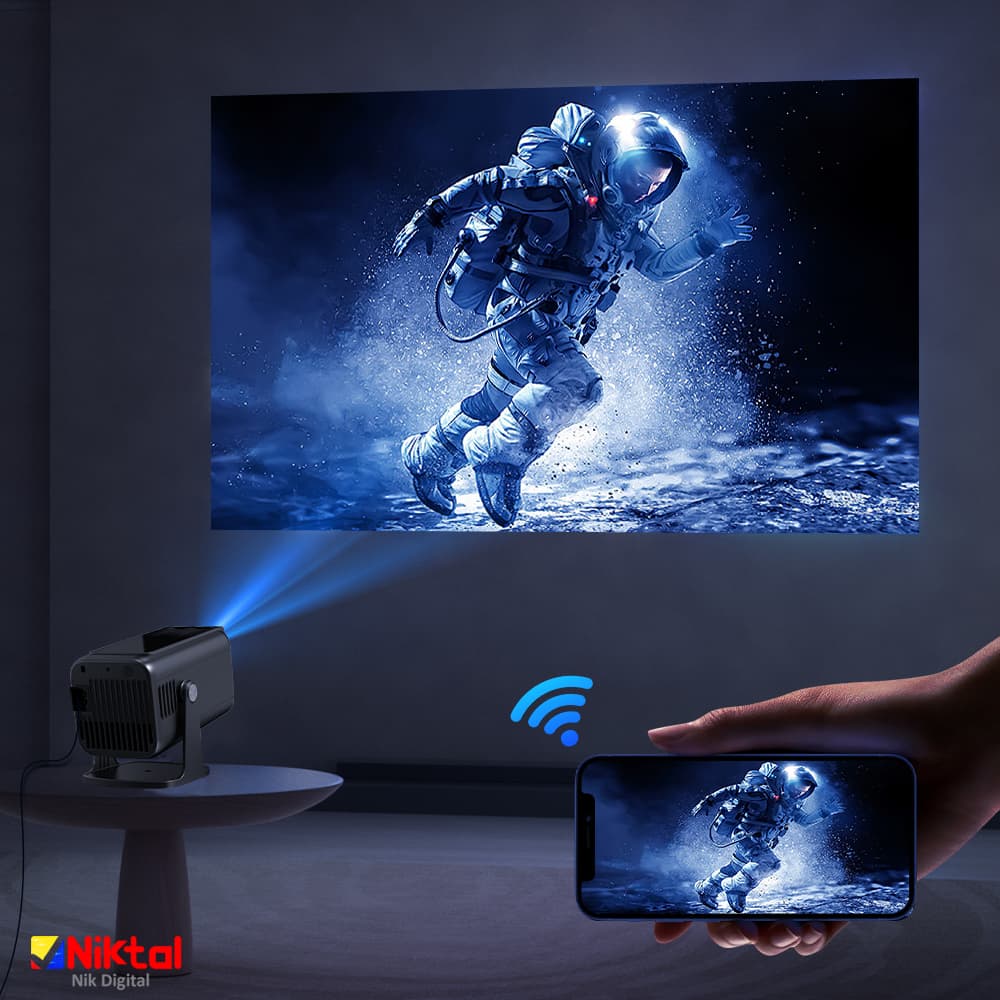 ویدئو پروژکتور هوشمند V1AF | با قابلیت تنظیم فوکوس — تصویر ۲