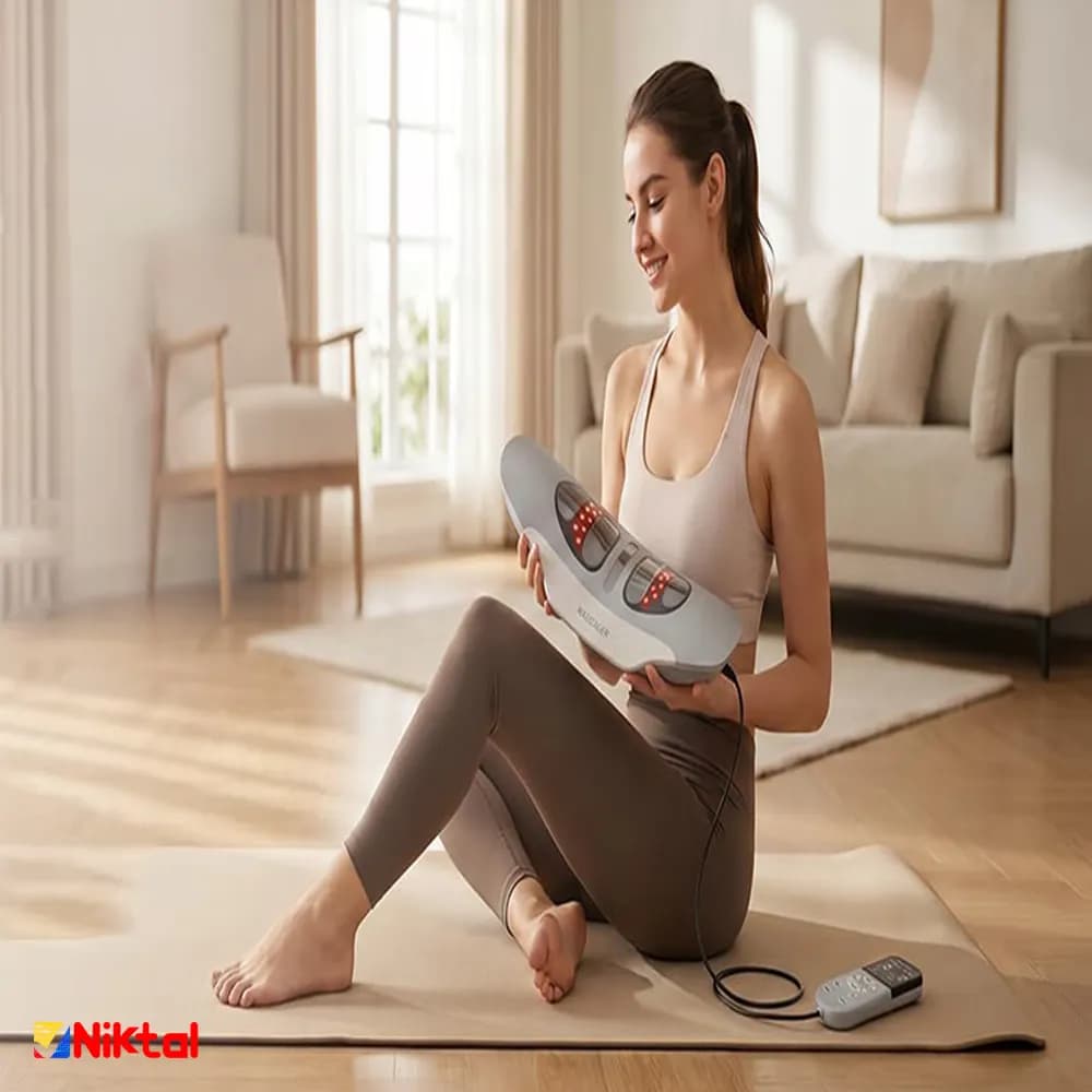 ماساژور کمر آیجویر مدل ST-1206 | دستگاه کشش هوشمند کمر با گرمایش، EMS و فشار هوا — تصویر ۳