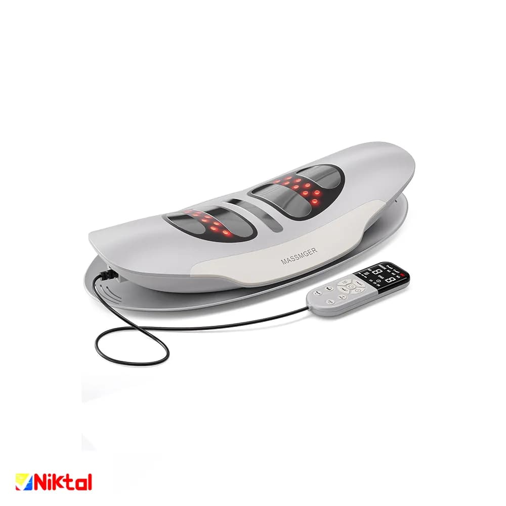 ماساژور کمر آیجویر مدل ST-1206 | دستگاه کشش هوشمند کمر با گرمایش، EMS و فشار هوا