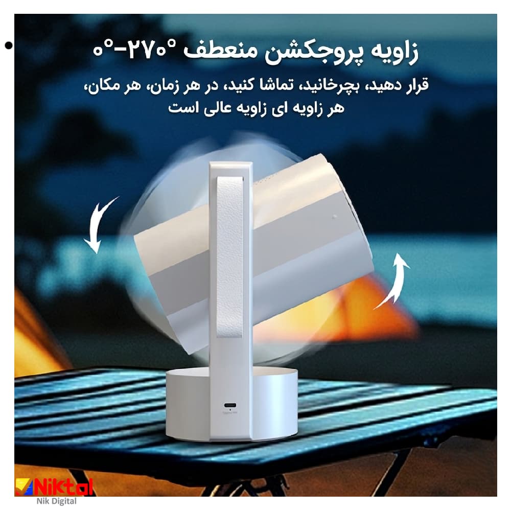 پروژکتور سینمای خانگیR3P | با قابلیت پخش تلویزیون و اندروید و پخش 4K — تصویر ۳