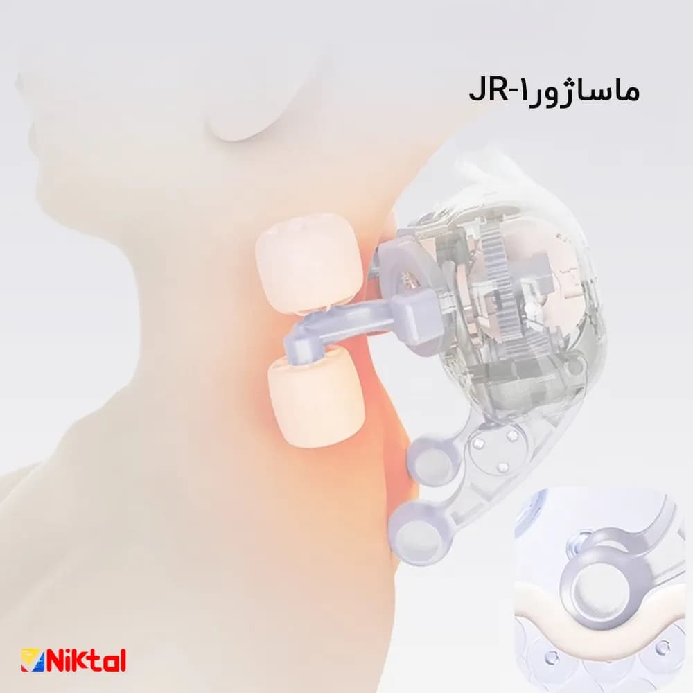 ماساژور بالشتی گردن و شانه مدل JR-1 |ماساژ شیاتسو با گرمایش مادون قرمز — تصویر ۱۰
