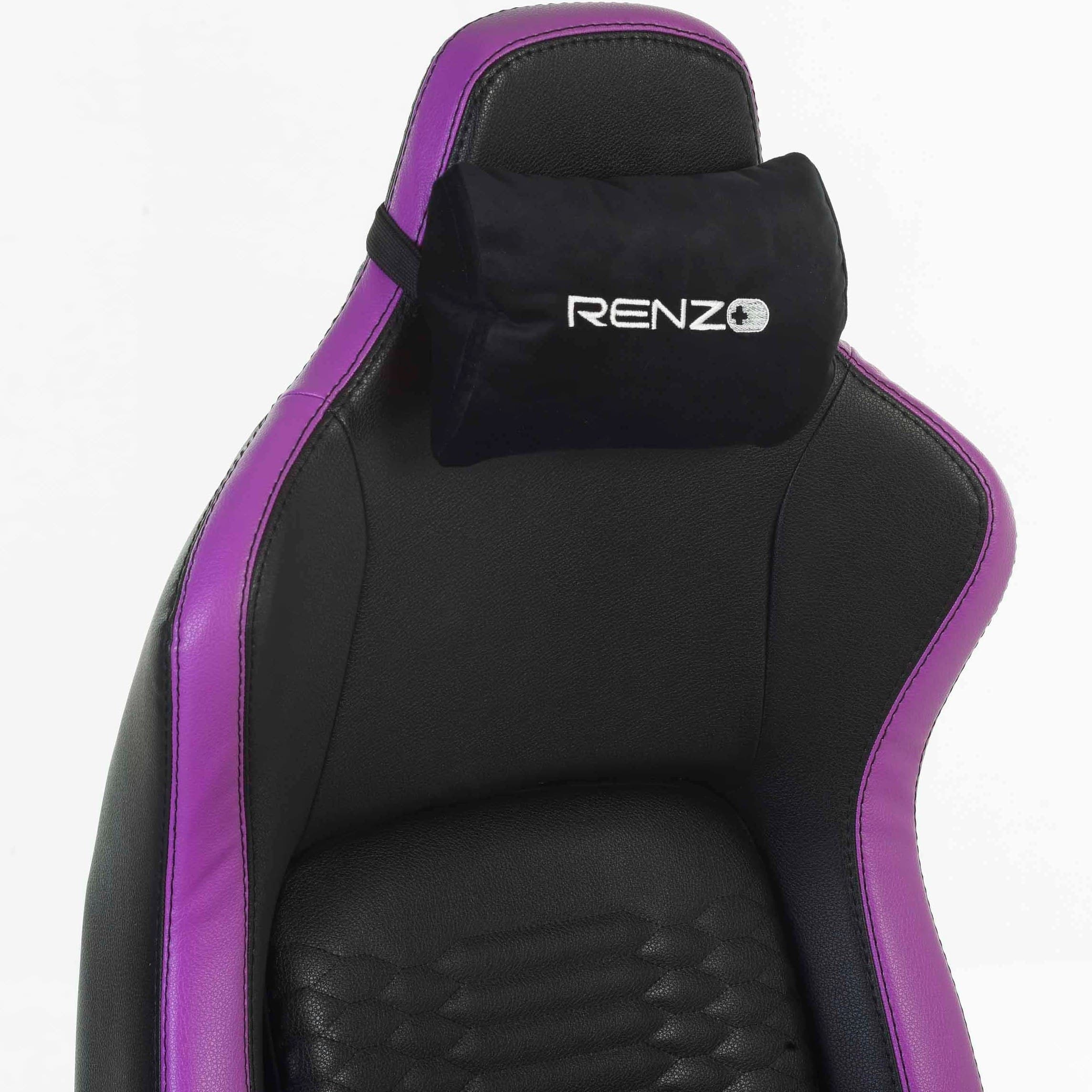 صندلی گیمینگ رنزو Renzo Royal Electric Purple — تصویر ۲