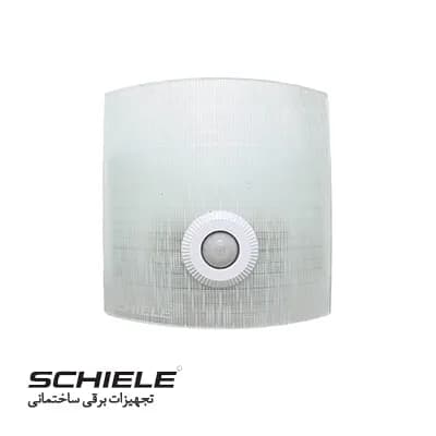 چراغ سنسور دار دیواری دو لامپ شیشه و فلز مدل SC444 شیله — تصویر ۲