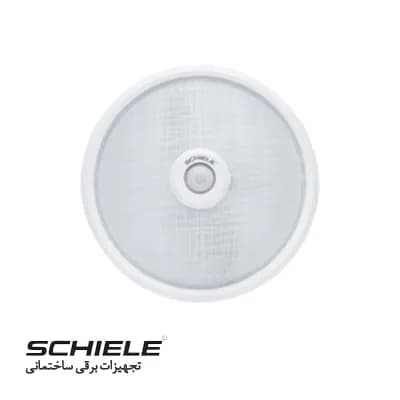 چراغ سنسور دار سقفی دو لامپ شیشه و فلز مدل SC888 شیله