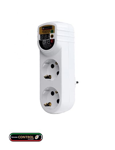 محافظ دیجیتال لباسشویی و کولر گازی اسپلیت 2 خانه تا توان 18000 Btu/h مدل +M129 نمودار کنترل (16 آمپر) — تصویر ۵