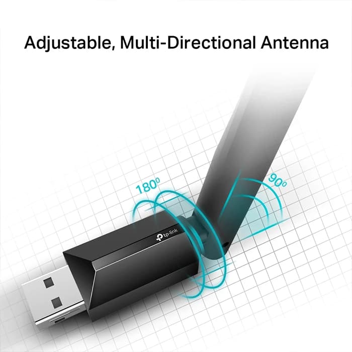 کارت شبکه بی سیم TP-Link مدل Archer T2U Plus — تصویر ۳