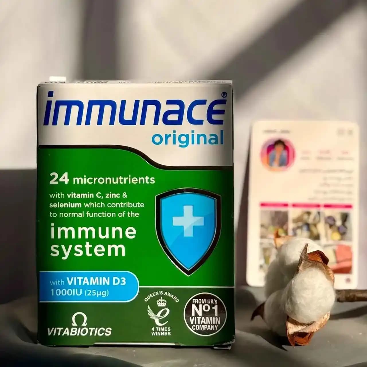 مکمل (ایمیونیس ویتابیوتیکس) اصل انگليس 30 عددی Vitabiotics Immunace — تصویر ۵
