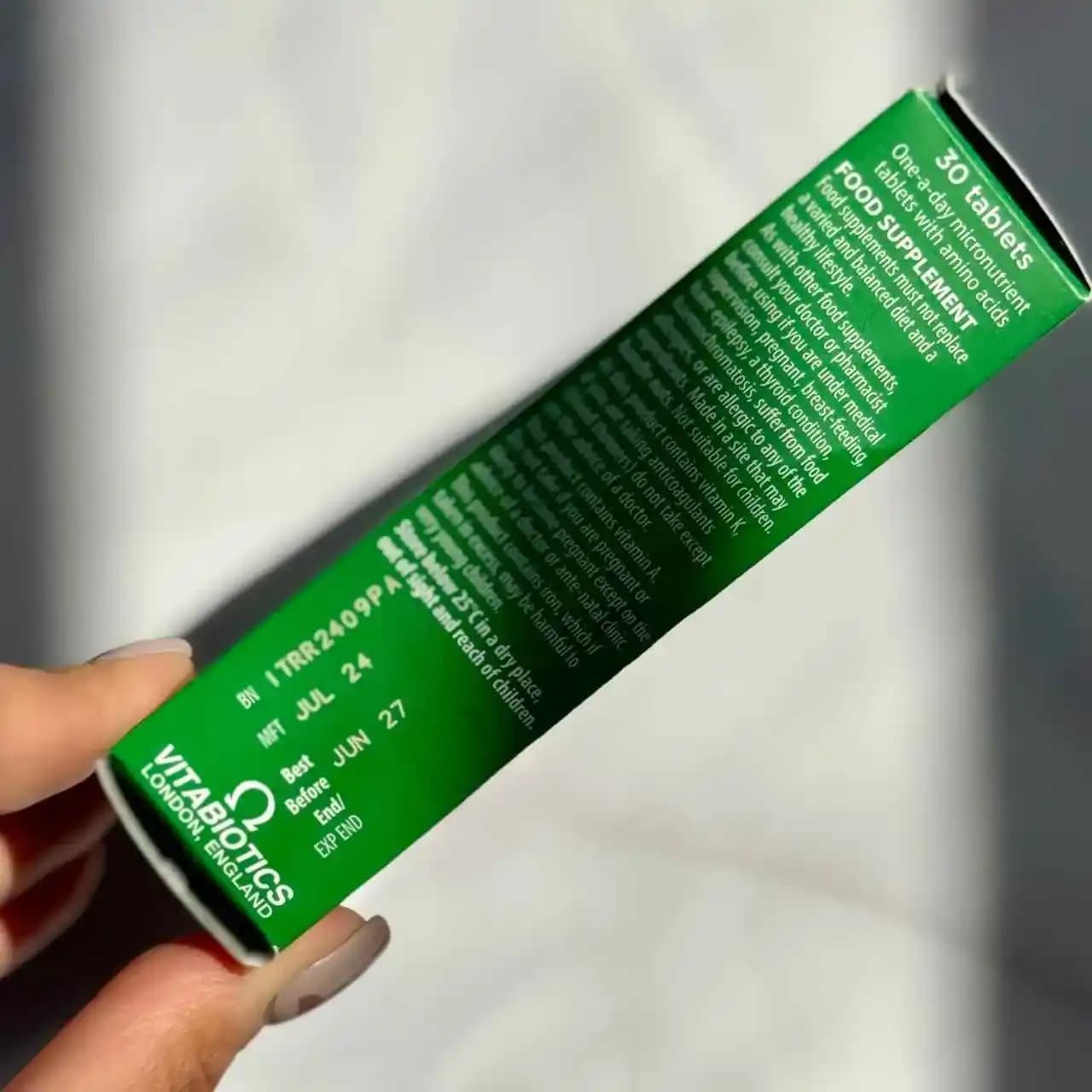 مکمل (ایمیونیس ویتابیوتیکس) اصل انگليس 30 عددی Vitabiotics Immunace — تصویر ۷