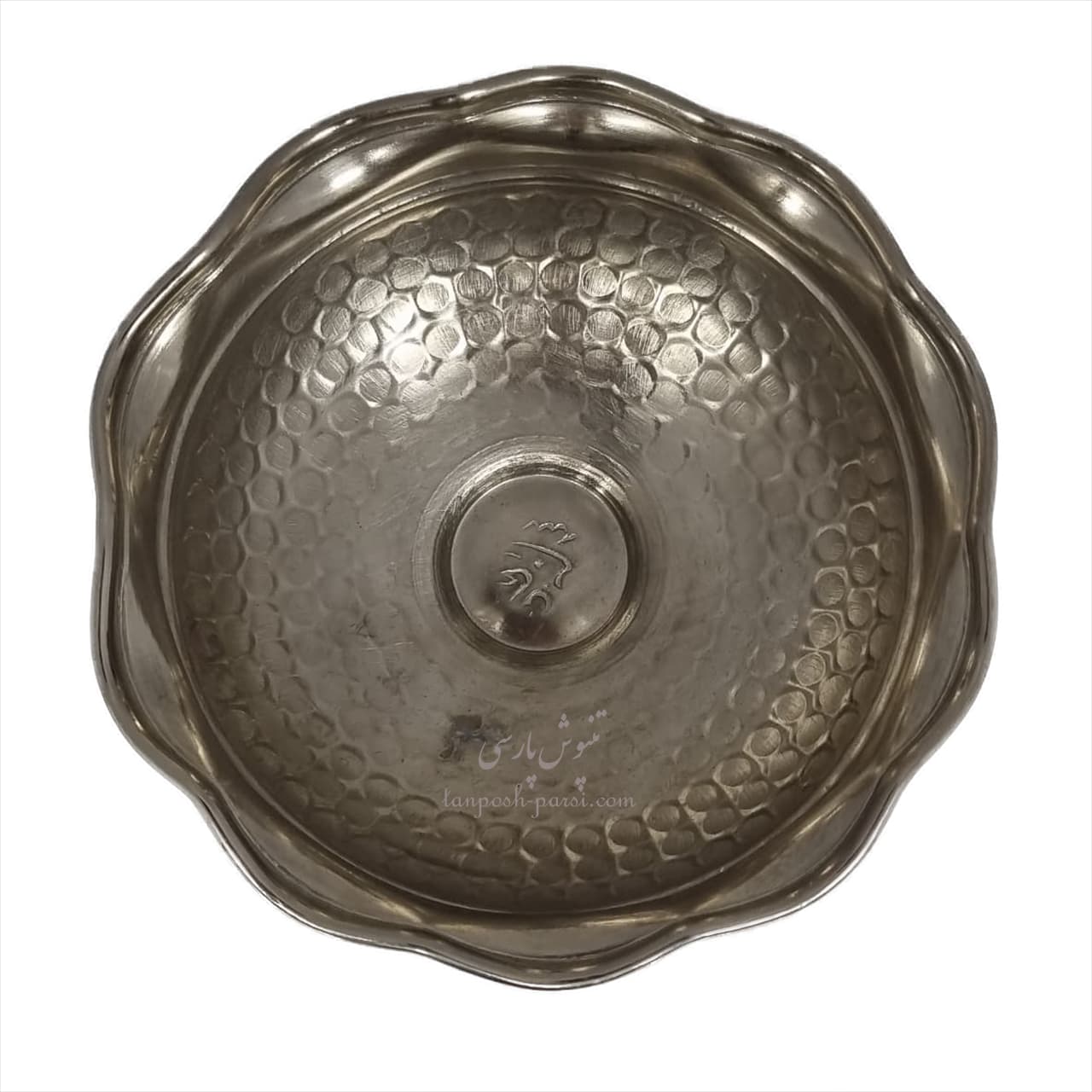 سرویس 6 عددی بستنی خوری چین دار تک پایه نانو کروم — تصویر ۴