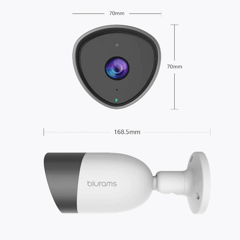 دوربین هوشمند تحت شبکه blurams Outdoor Lite S21 — تصویر ۶