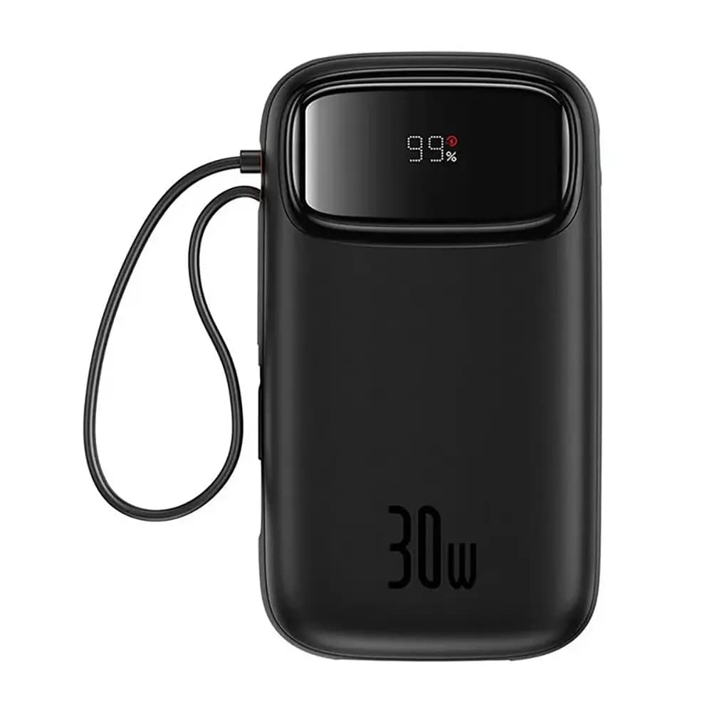 پاوربانک 20000 بیسوس با توان 30 وات مدل Baseus QPow2 P10055009113-00 با کابل متصل