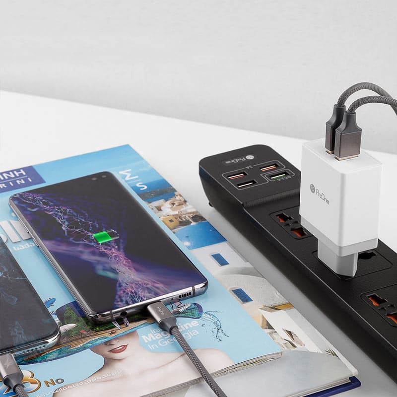 رابط برق 3خانه و شارژر PROONE SKT01 USB — تصویر ۱۱