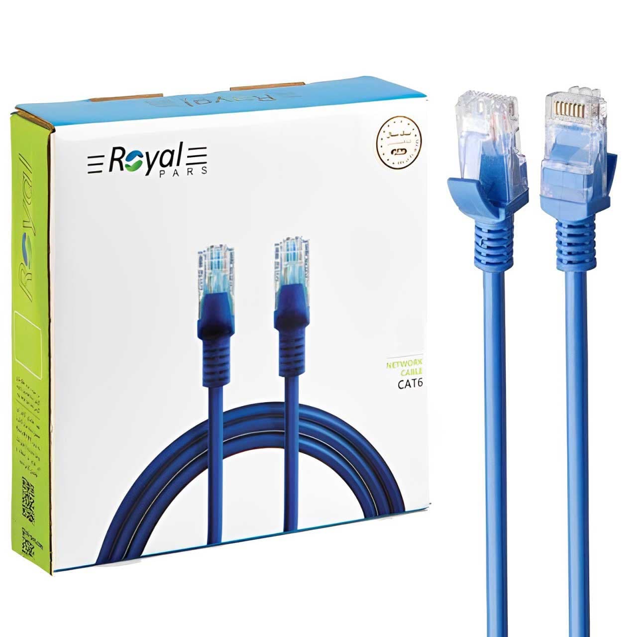 کابل شبکه CAT6 ROYAL طول 15 متر — تصویر ۲