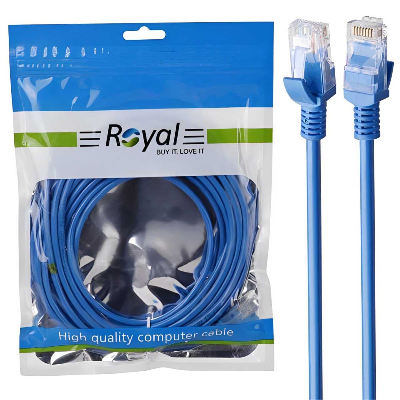 کابل شبکه CAT5 ROYAL طول 15 متر — تصویر ۲