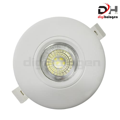 قاب هالوژن متحرک سفید مسطح پارس لایت کد F435