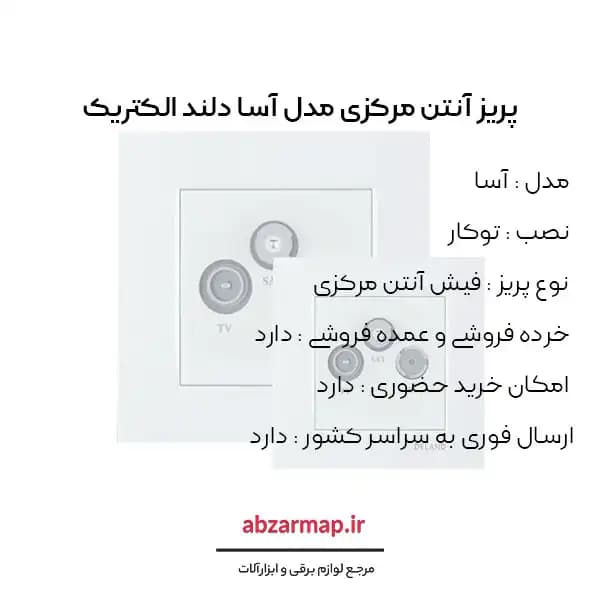 فیش آنتن مرکزی دلند مدل آسا — تصویر ۷