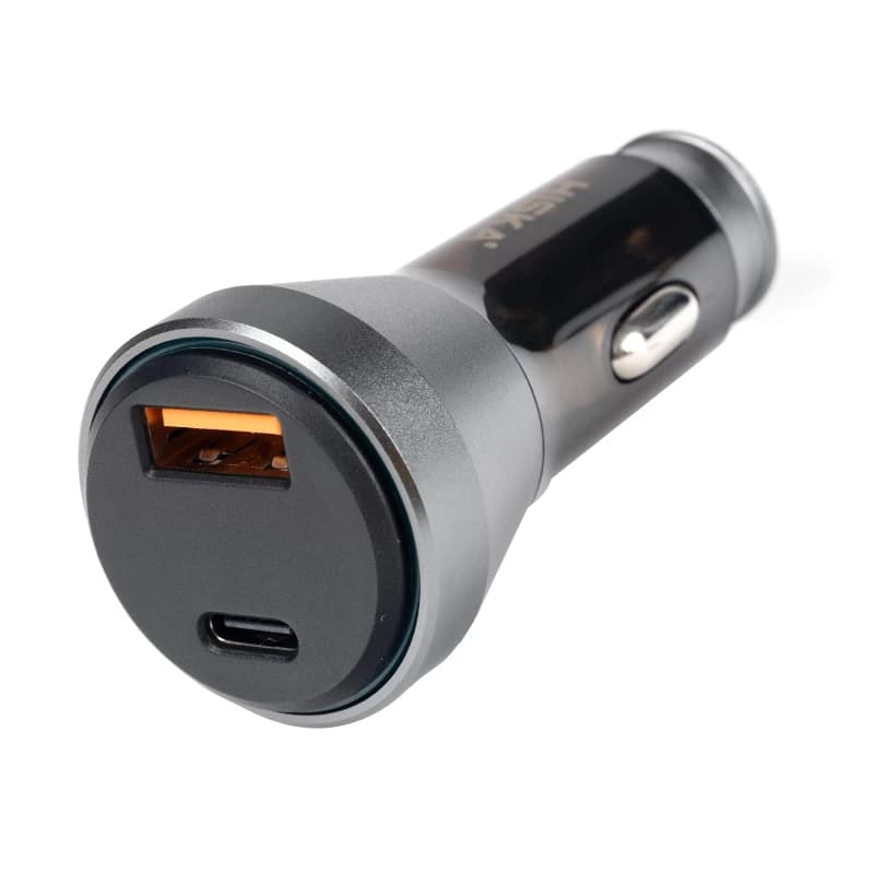 شارژر فندکی هیسکا مدل HCC-319 به همراه کابل تبدیل USB-C — تصویر ۳