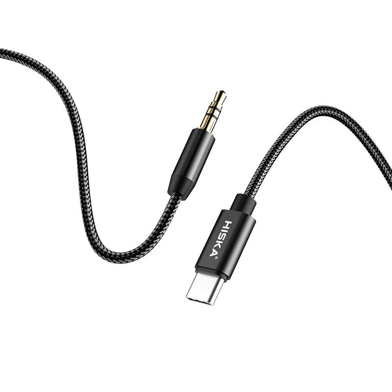 کابل تبدیل USB-C به AUX هیسکا مدل W28 طول 1 متر — تصویر ۳