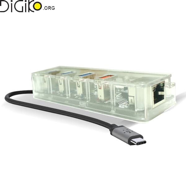 هاب 4 پورت TYPE-Cبه USB3.0 مدل P-3612 — تصویر ۳