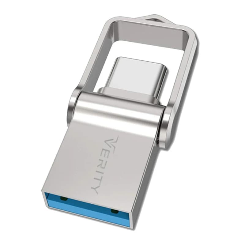 فلش 32 گیگ وریتی Verity O512 OTG Type-C USB3.0 — تصویر ۴