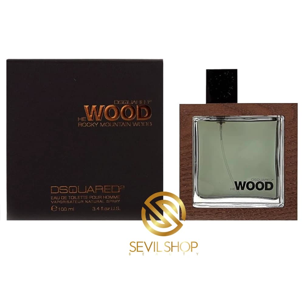 ادکلن دسکوارد هی وود راکی مانتین وود (مشکی) DSQUARED² He Wood Rocky Mountain Wood — تصویر ۲