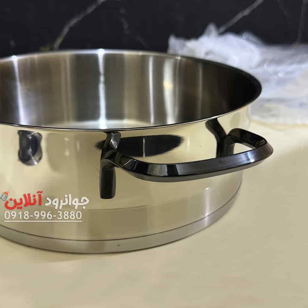 سرویس قابلمه استیل زیو 8 پارچه بابیلون سایز 28 مدل ZIO Babylon ZCS-1378S28 — تصویر ۱۱
