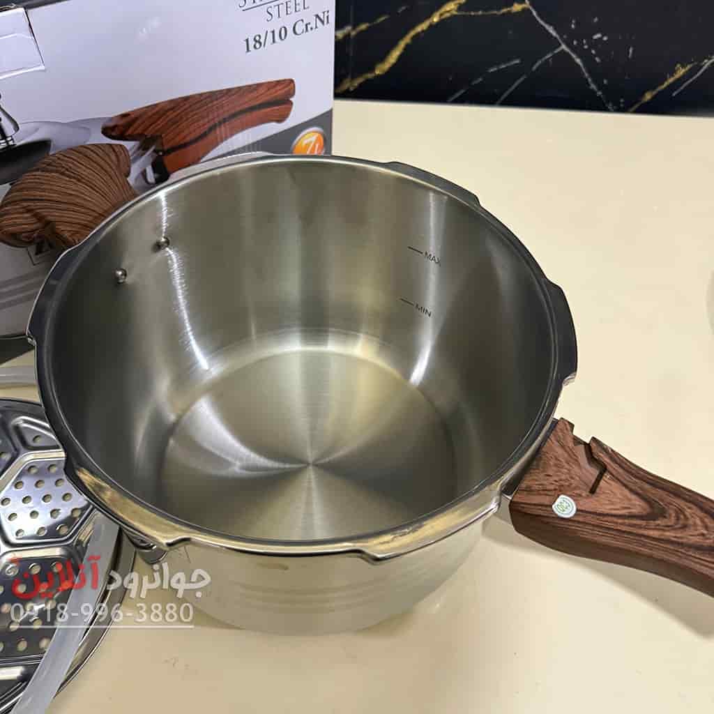 زودپز دسته دار زیو 9 لیتر روگازی ZIO ZPC-1603L09 — تصویر ۸