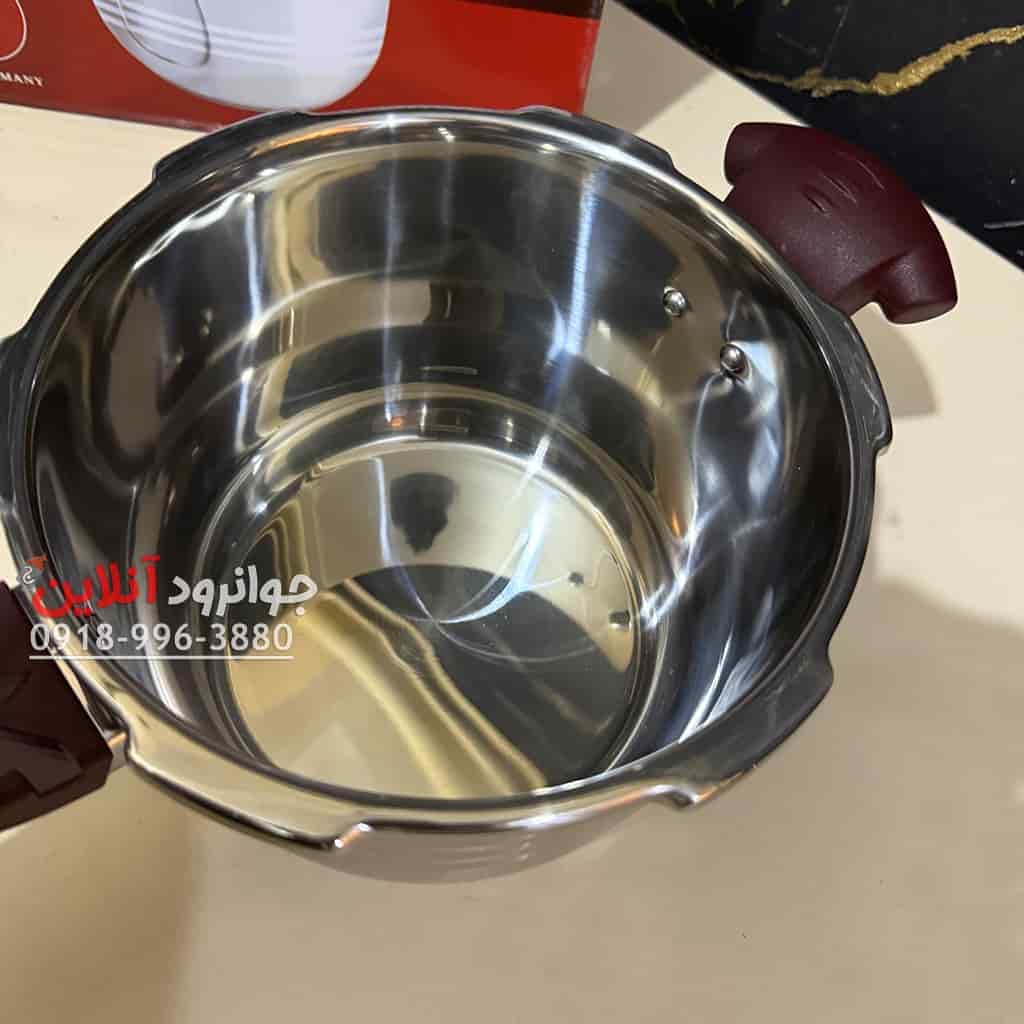 زودپز استیل رویال 3 لیتر دسته دار اصلی Royal 18Cm3L RG-3 — تصویر ۷