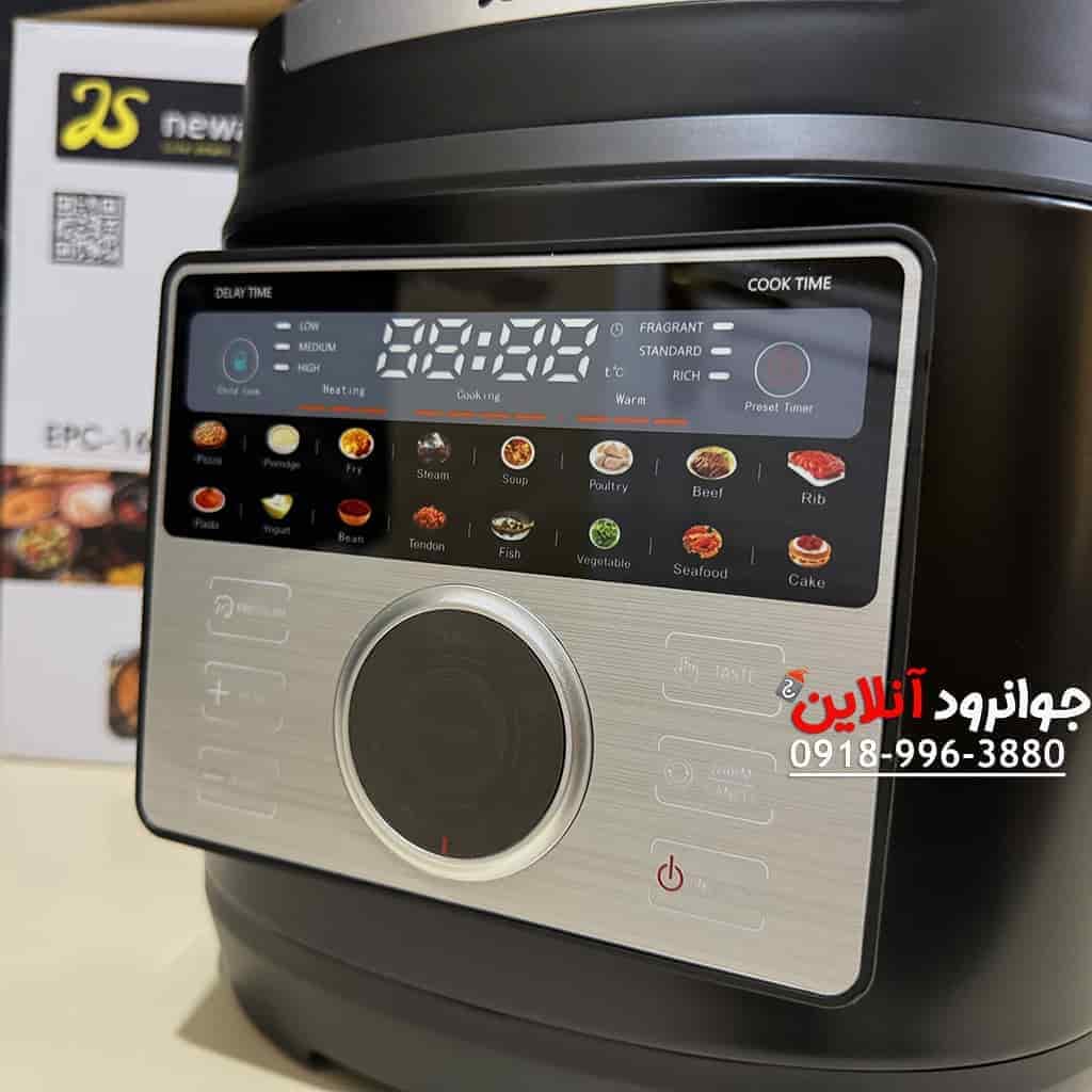 زودپز برقی نوال 6 لیتر 20 کاره EPC-1601 Newal — تصویر ۳