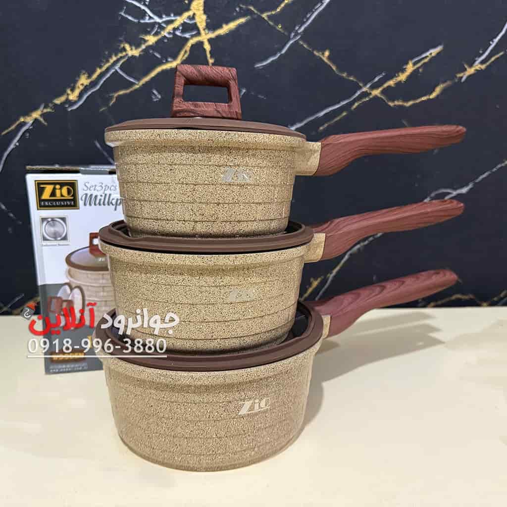 شیر جوش درب دار زیو 3 عددی گرانیتی ZIO ZMP-8457 — تصویر ۶