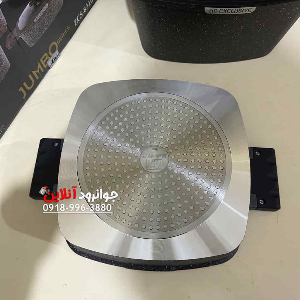 قابلمه زیو مربع 10 پارچه طرح جامبو zcs-8310 کرایه در محل — تصویر ۱۰