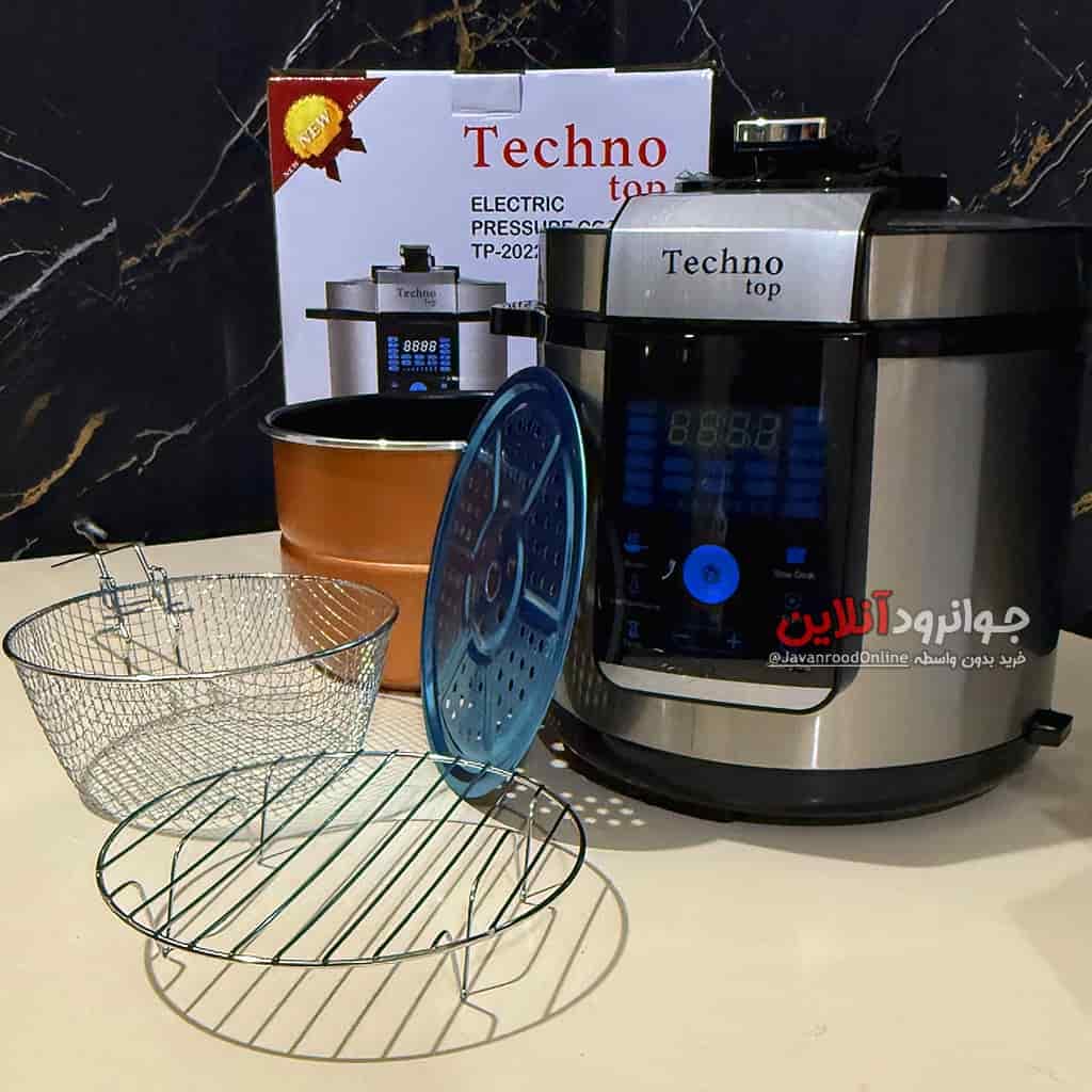 زودپز برقی تکنو تاپ 15 کاره 6 لیتر Techno pro TP-2022 — تصویر ۵