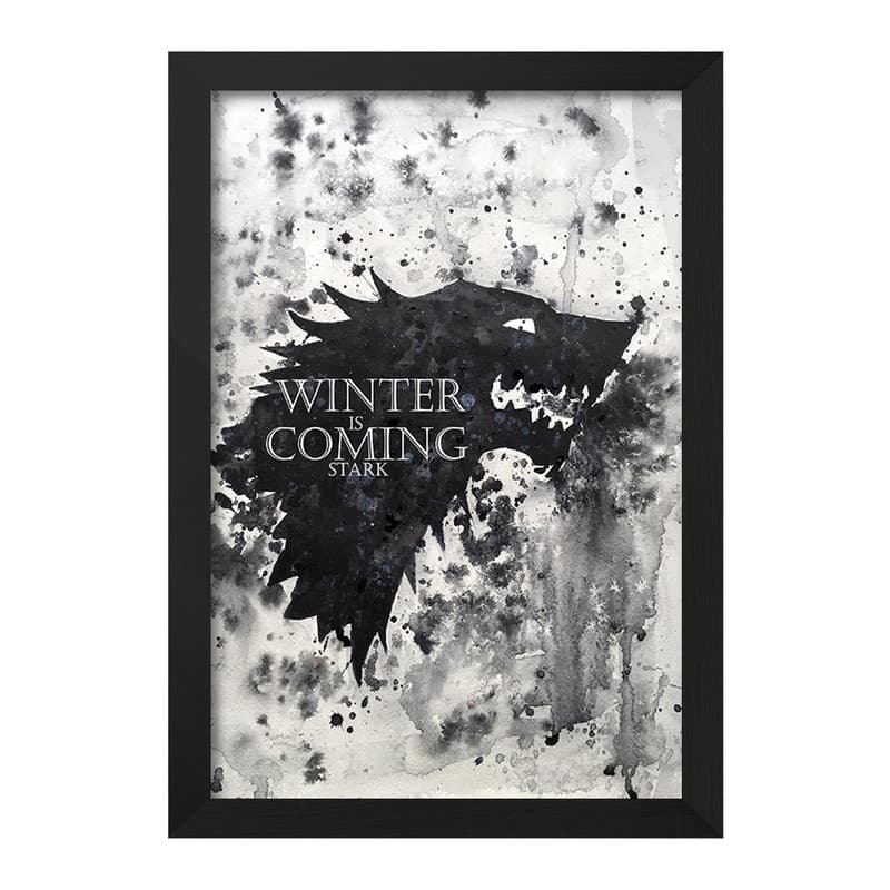 تابلو خندالو مدل زمستان در راه است (Winter Is Coming) کد F11372