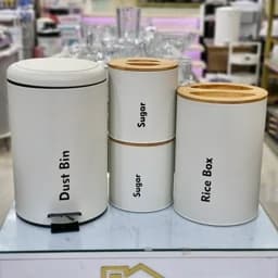 سرویس اشپزخانه 4 پارچه یونیک سنباده در چوبی — تصویر ۳
