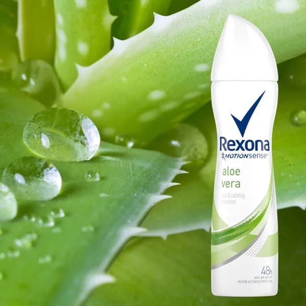 اسپری زیر بغل زنانه رکسونا Rexona مدل Aloe Vera حجم 200 میلی — تصویر ۲