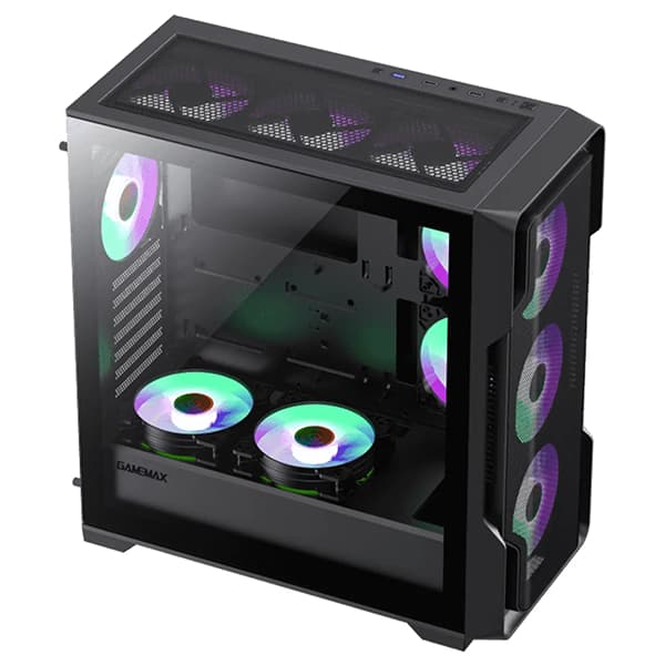 کیس گیمینگ گیم مکس مدل Gamemax Siege Black — تصویر ۸
