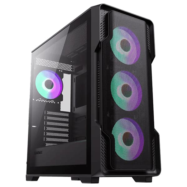 کیس گیمینگ گیم مکس مدل Gamemax Siege Black — تصویر ۵