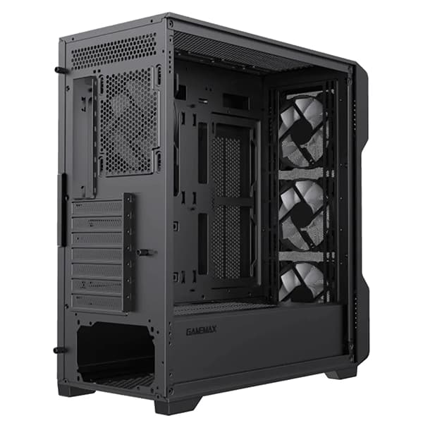 کیس گیمینگ گیم مکس مدل Gamemax Siege Black — تصویر ۳