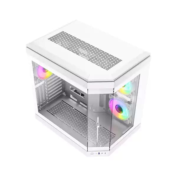 کیس گیمینگ گیم مکس مدل Gamemax HYPE White — تصویر ۴