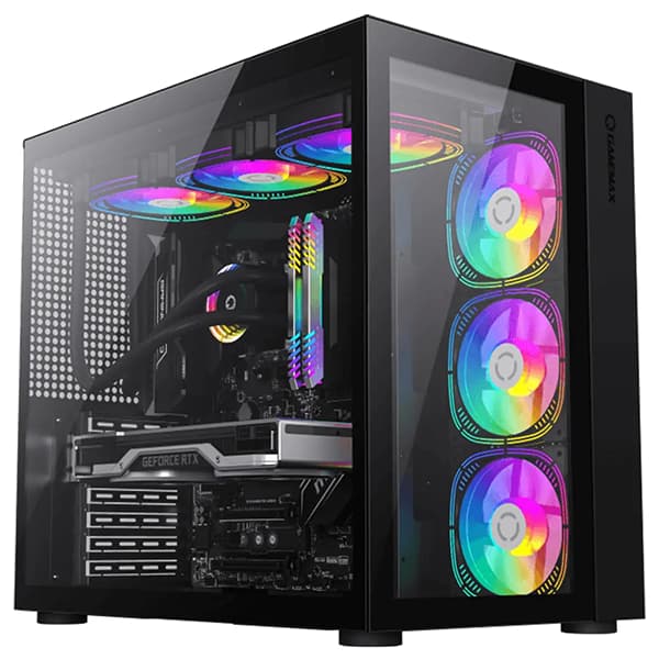 کیس گیمینگ گیم مکس مدل Gamemax Infinity Black — تصویر ۵