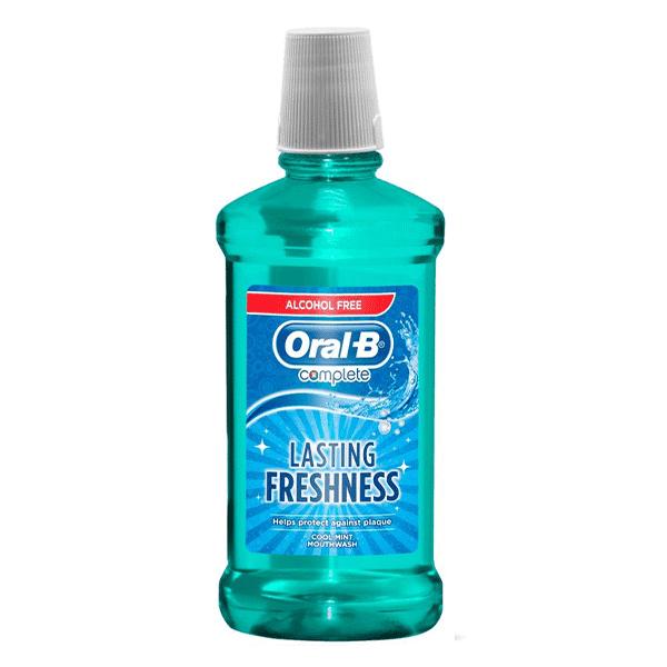 دهان شویه بدون الکل اورال بی مدل Lasting Freshness حجم 500 میلی — تصویر ۲