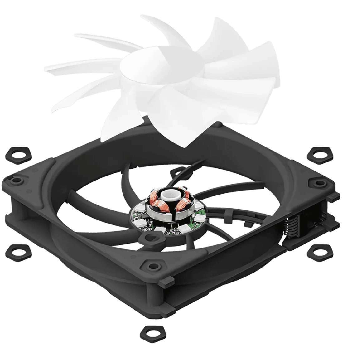 فن پردازنده اوست مدل AWEST GT-AVI360 ARGB Liquid Cooler white — تصویر ۷