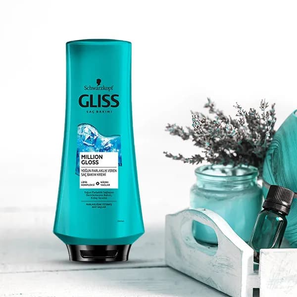 نرم کننده مو گلیس مدل MILLION GLOSS مناسب موهای مات و کدر حجم 360 میلی — تصویر ۲