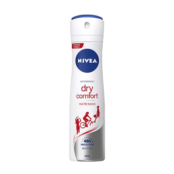 اسپری زیر بغل زنانه نیوا dry comfort حجم 200 میلی