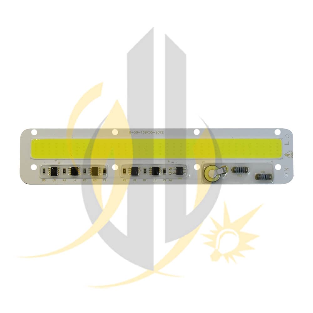 چیپ پروژکتوری 50 وات خطی برق مستقیم COB 50w 220V — تصویر ۱۱
