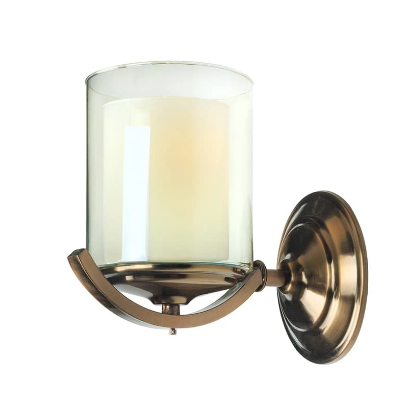 چراغ دیواری یک شعله چشمه نور کد N2666/1A آنتیک