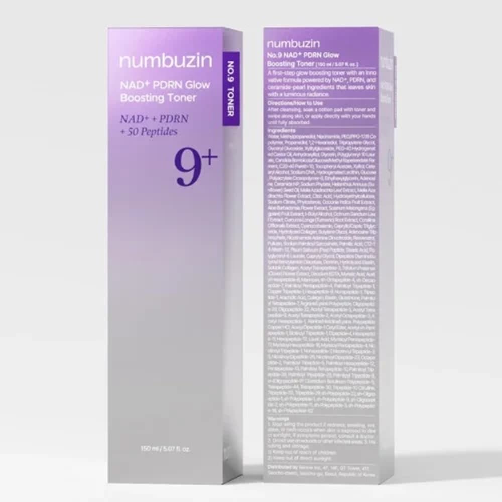 تونر ضد چروک و لیفتینگ نامبوزین Numbuzin مدل NAD+ + 50 Peptides حجم 150 میل — تصویر ۱۱
