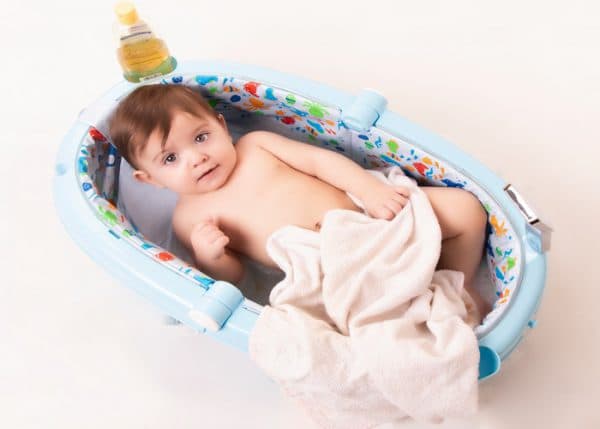 وان حمام نوزاد سوان بیبی طرح حیوانات دریایی آبی suwan baby — تصویر ۴