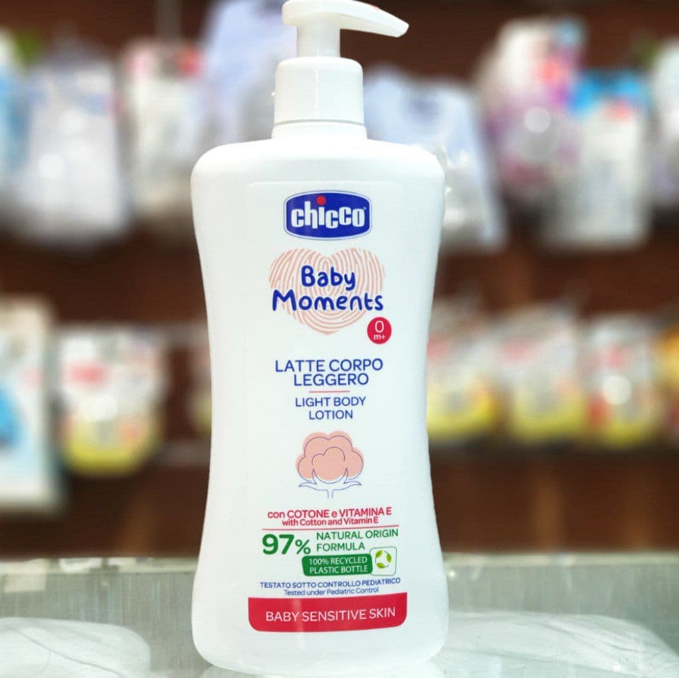لوسیون بدن کودک چیکو Chicco حجم 500 میلی لیتر — تصویر ۹