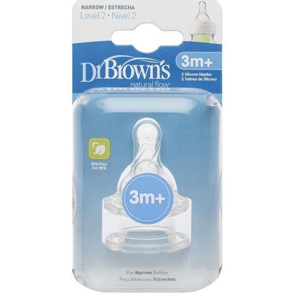 سرشیشه +3 ماهگی دکتر براون مناسب شیشه باریک«Dr Browns»
